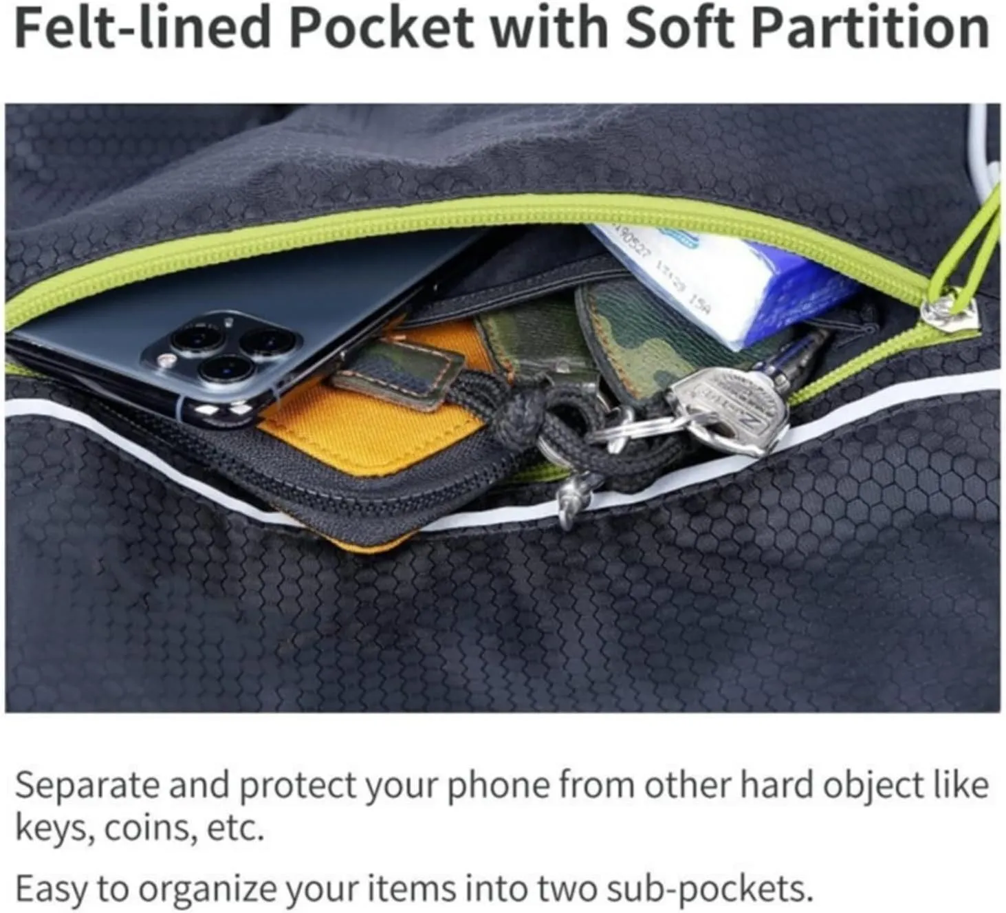 Pickleball Bag Unisex,Adjustable Sling Backpack W,Fence Hook & Dry Pocket,Holds 4 Paddles, Secure Pocket,Tennis Court & Travel Essentials