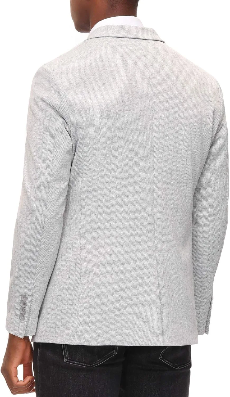 PJ Paul Jones Men's Herringbone Blazer Jacket Lightweight Casual Knit Sport Coat