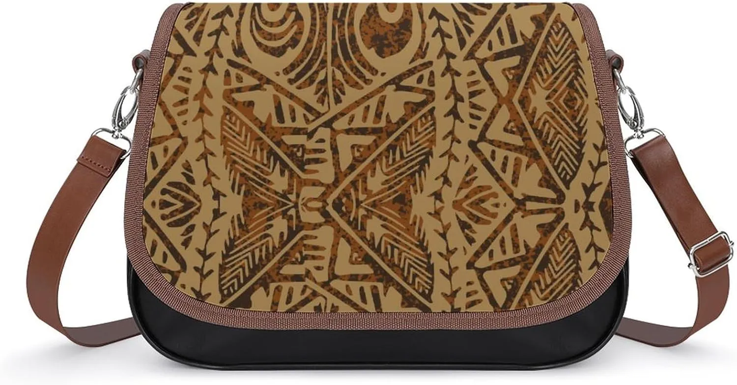 Polynesian Women'S Crossbody Bag Multi-Functional Work And Travel Bag Fashionable Youth Small Bag Customized