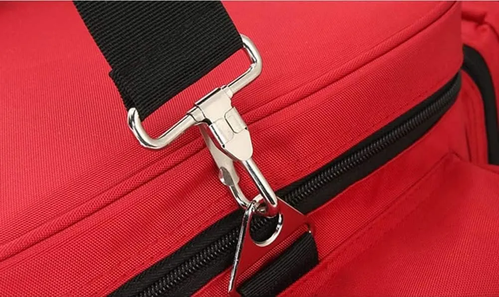 Portable First Aid Bag, With Adjustable Shoulder Strap Nurse Tote Bag, Oxford Cloth Waterproof Large Capacity Backpack For Trauma, Rescue, MedicalM-A