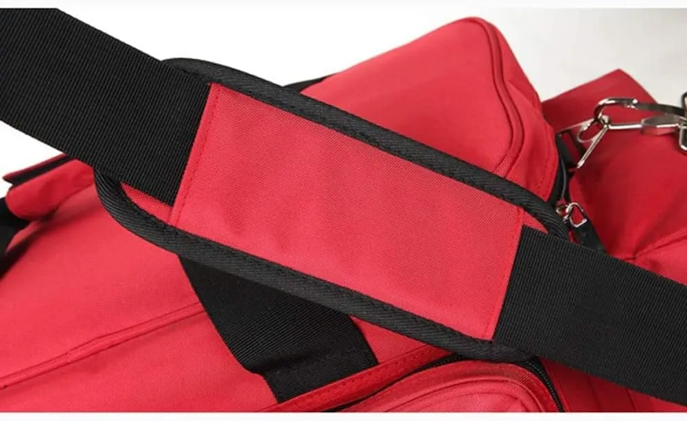 Portable First Aid Bag, With Adjustable Shoulder Strap Nurse Tote Bag, Oxford Cloth Waterproof Large Capacity Backpack For Trauma, Rescue, MedicalM-A