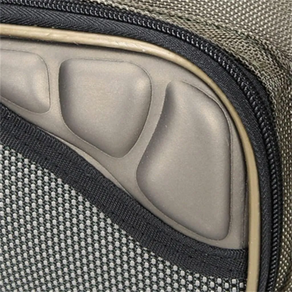 Portable Multifunctional Fishing Bag Canvas 80/90/100/120CM Fishing Rod 3 Layers Travel Carrying Case(90 * 25 * 14cm)
