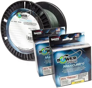 PowerPro 33401000500W MaxCuatro Spectra HT Braided Fishing Line 100,Multi