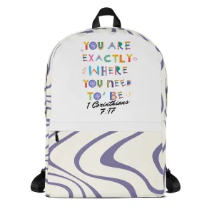 Prayer Backpack
