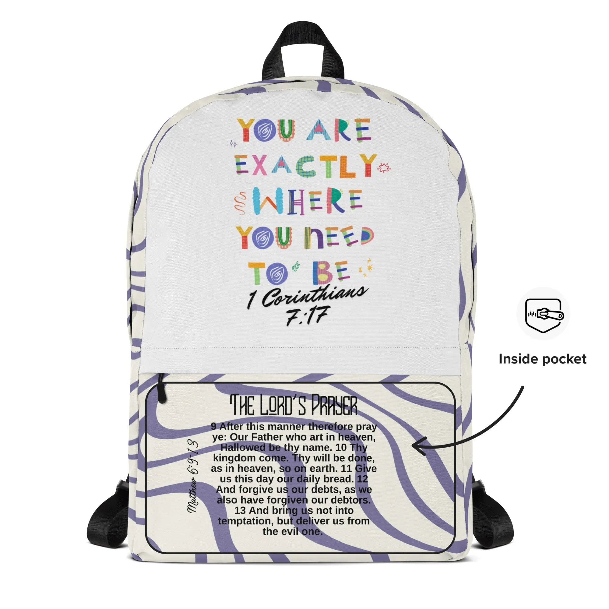 Prayer Backpack