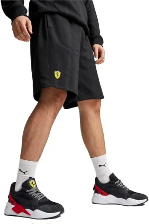 PUMA Mens Scuderia Ferrari Race All Over Print Shorts Casual Bottoms Casual - Black - Size L