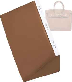 Purse Pillow for Birkin 20/25/30/35/40/45/50,Memory Foam Shaper Insert,Silky Bag Pillow for Luxury Handbag Tote（Gold,BK50）