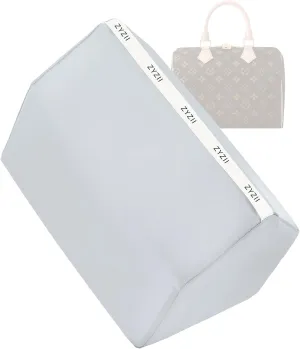 Purse Pillow for LV Speedy Nano16/20/25/30/35/45,Memory Foam Shaper Insert,Silky Bag Pillow for Luxury Handbag Tote(Speedy45,Blue Pale)
