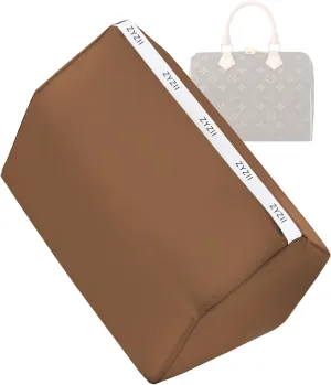 Purse Pillow for LV Speedy Nano16/20/25/30/35/45,Memory Foam Shaper Insert,Silky Bag Pillow for Luxury Handbag Tote(Speedy45,Gold)