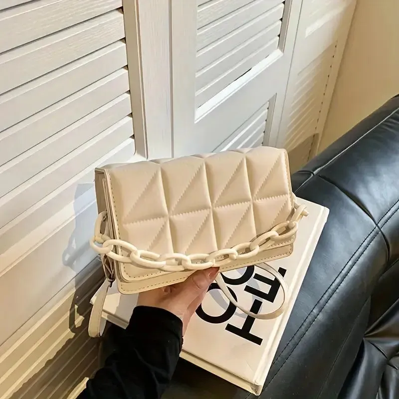 Quilted Chain Sling Bags