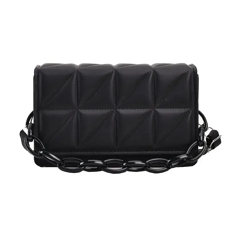 Quilted Chain Sling Bags