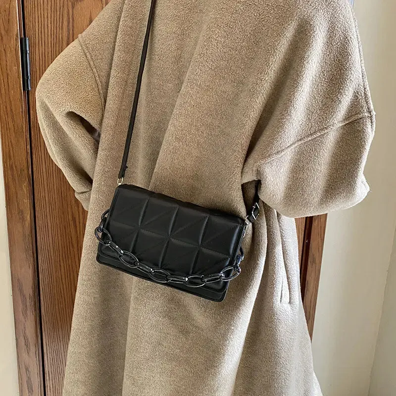 Quilted Chain Sling Bags