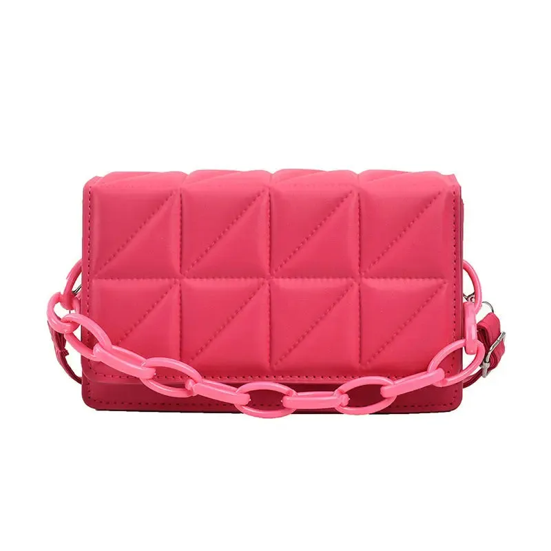Quilted Chain Sling Bags