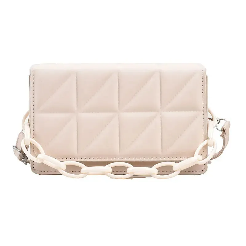 Quilted Chain Sling Bags