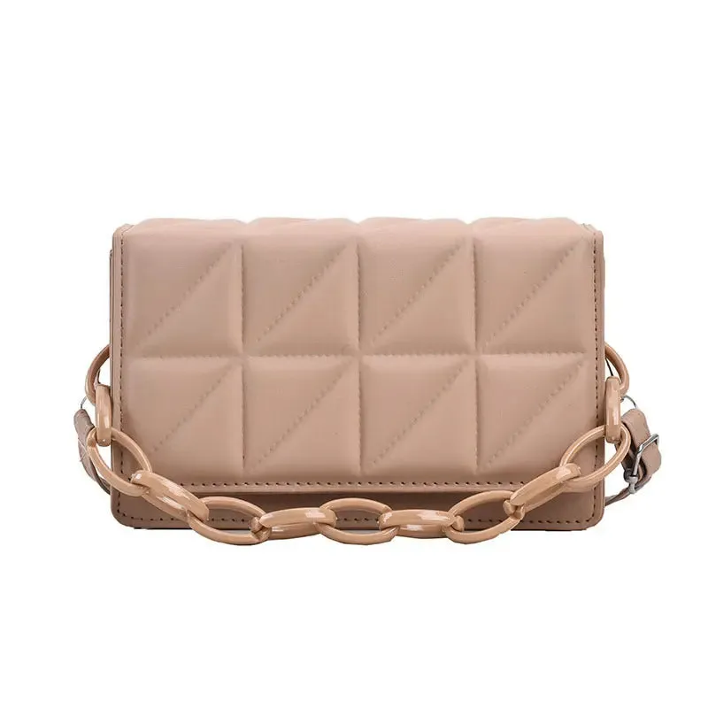 Quilted Chain Sling Bags