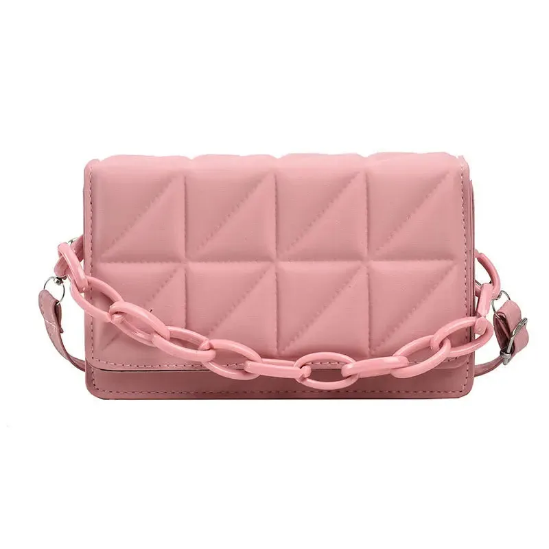 Quilted Chain Sling Bags