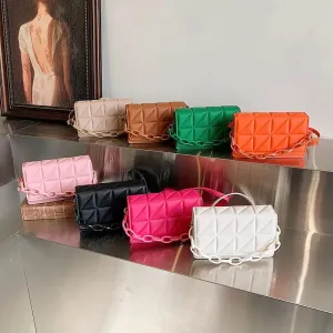 Quilted Chain Sling Bags