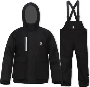 Rain Suits for Men Women Waterproof Rain Gear Jacket with Bib Pants Foul Weather Gear for Fishing Sailing