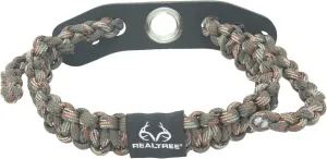 Realtree® Paracord Archery Bow Wrist Sling - 100% Full Grain Leather 550 Paracord