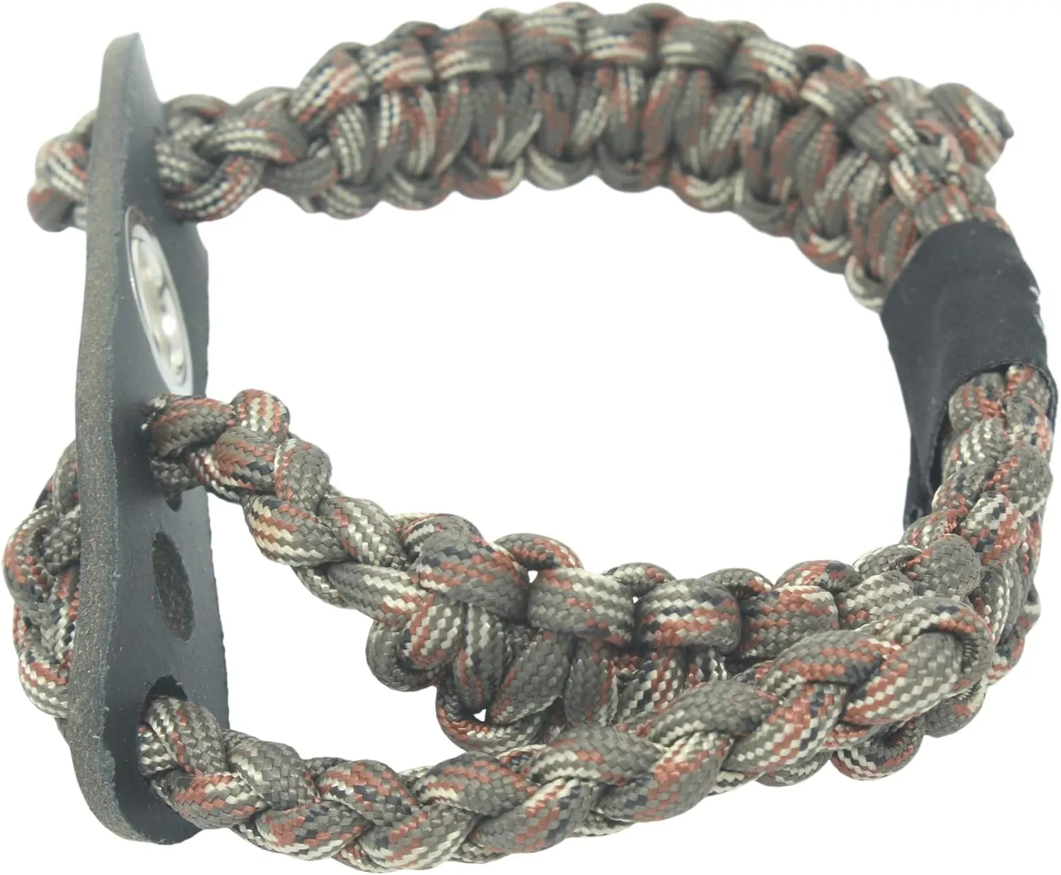 Realtree® Paracord Archery Bow Wrist Sling - 100% Full Grain Leather 550 Paracord