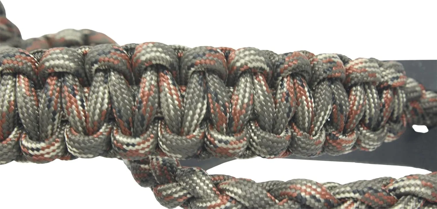Realtree® Paracord Archery Bow Wrist Sling - 100% Full Grain Leather 550 Paracord