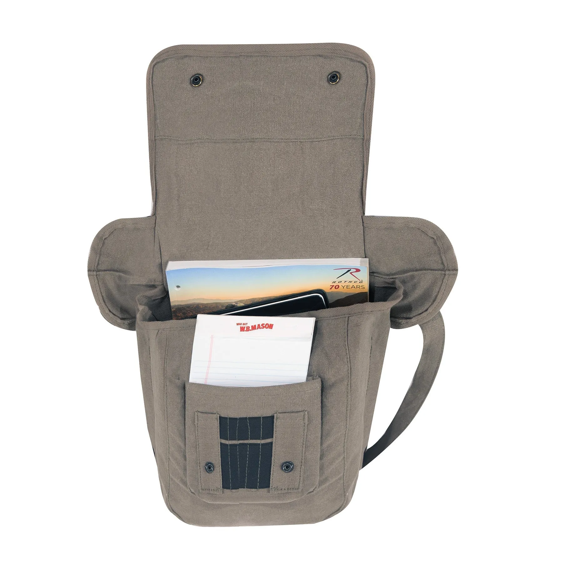 Rothco Case Durable Canvas All-inclusive Shoulder Map Bag Vintage