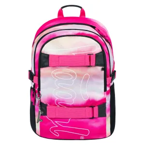 School backpack Skate Pink Stripes