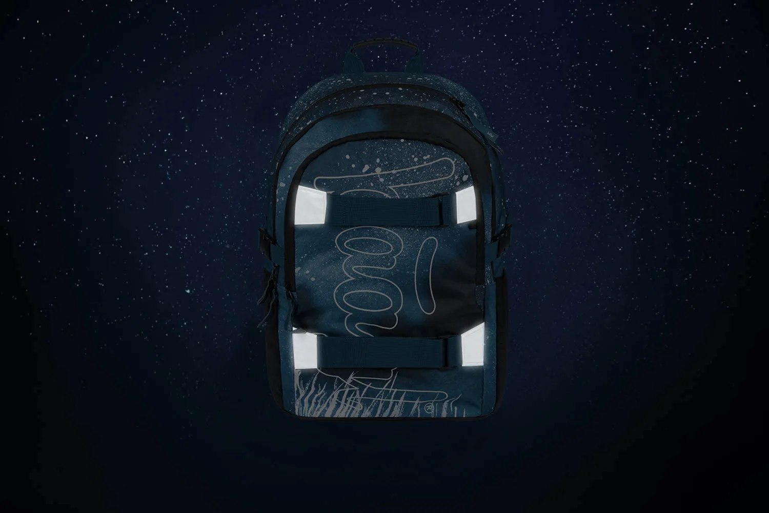 School backpack Skate Steel