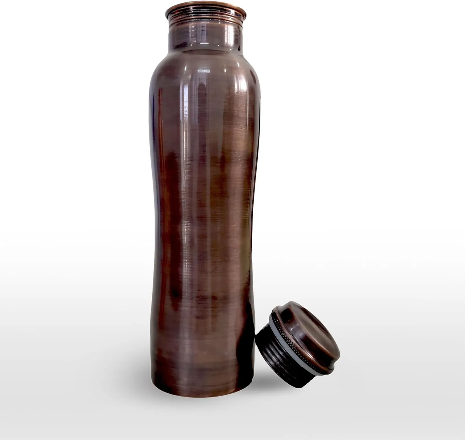Sea Creature Printed Copper Water Bottle 32 oz - Leak Proof Ayurvedic Drinkware Copper Vessel for Sports, Gym, Outdoors, Yoga, Office