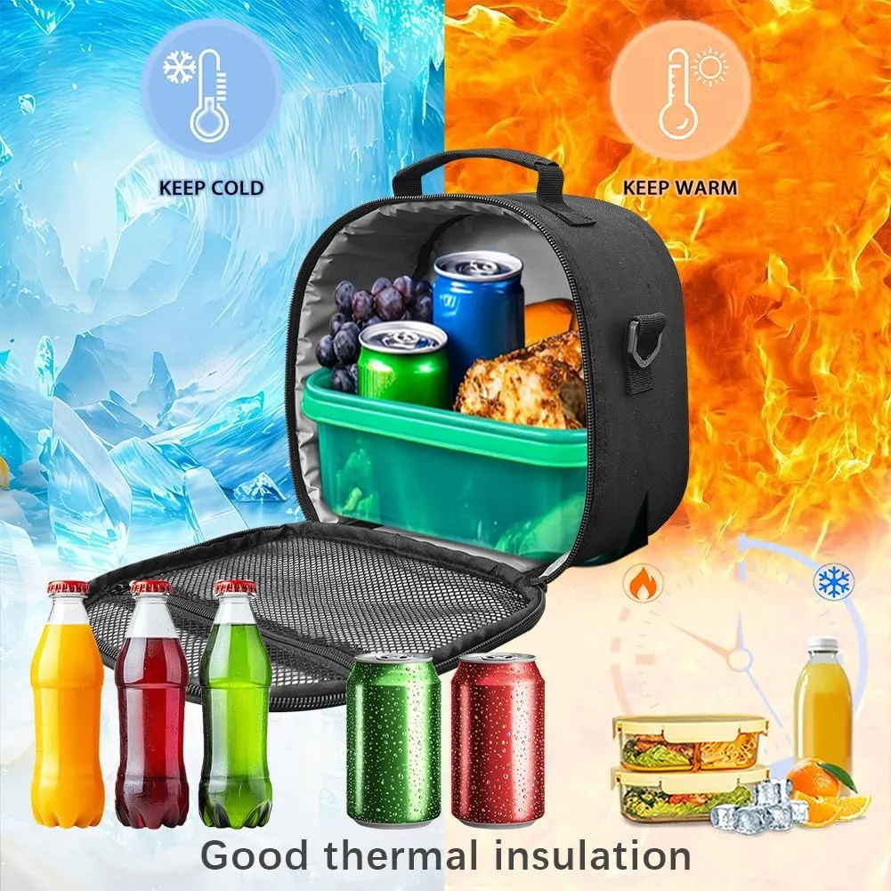 Seal Cute Lunch Boxes for Teen Girls School Lunch Bag Boys Carry Milk Sandwich Girls Keep Food Warm Built-in Mesh Pocket Design Toddler Girls Lightweight School Handbag