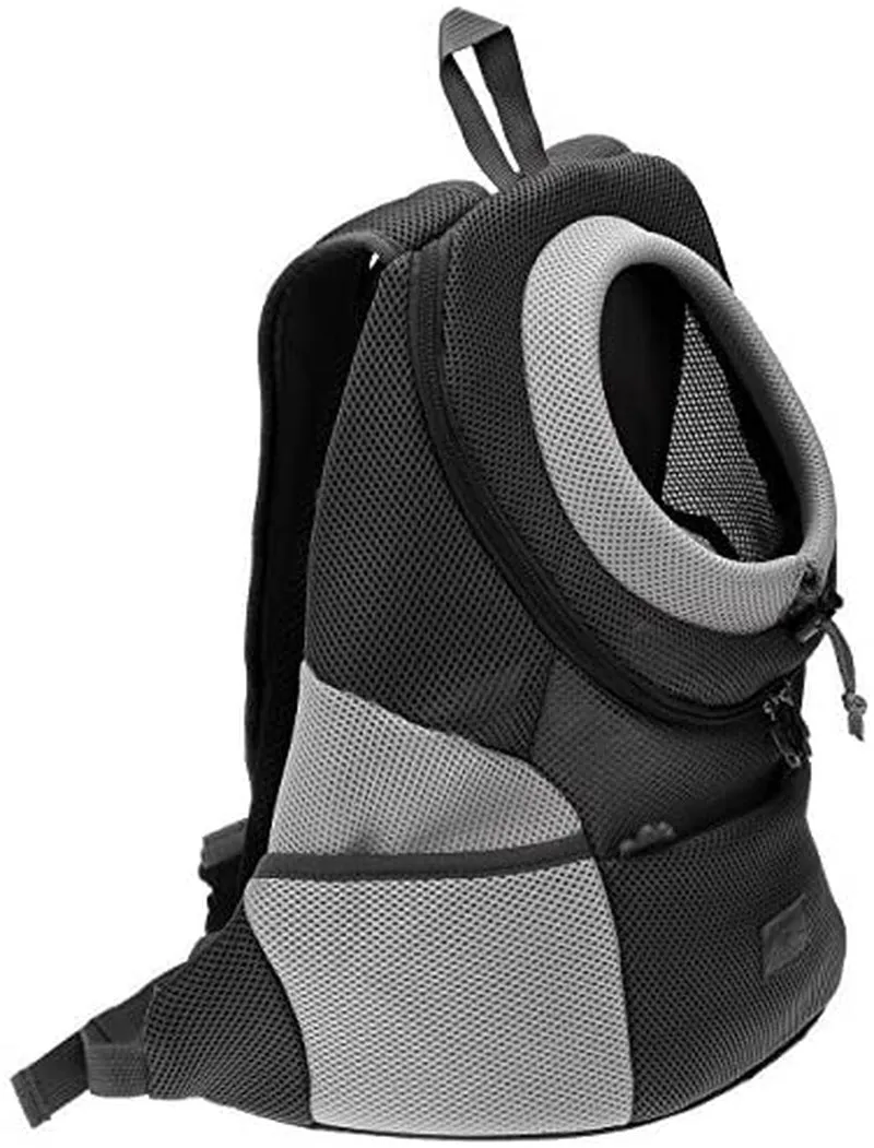 Secure packaging Backpack. Comfortable Savings-packed Dog