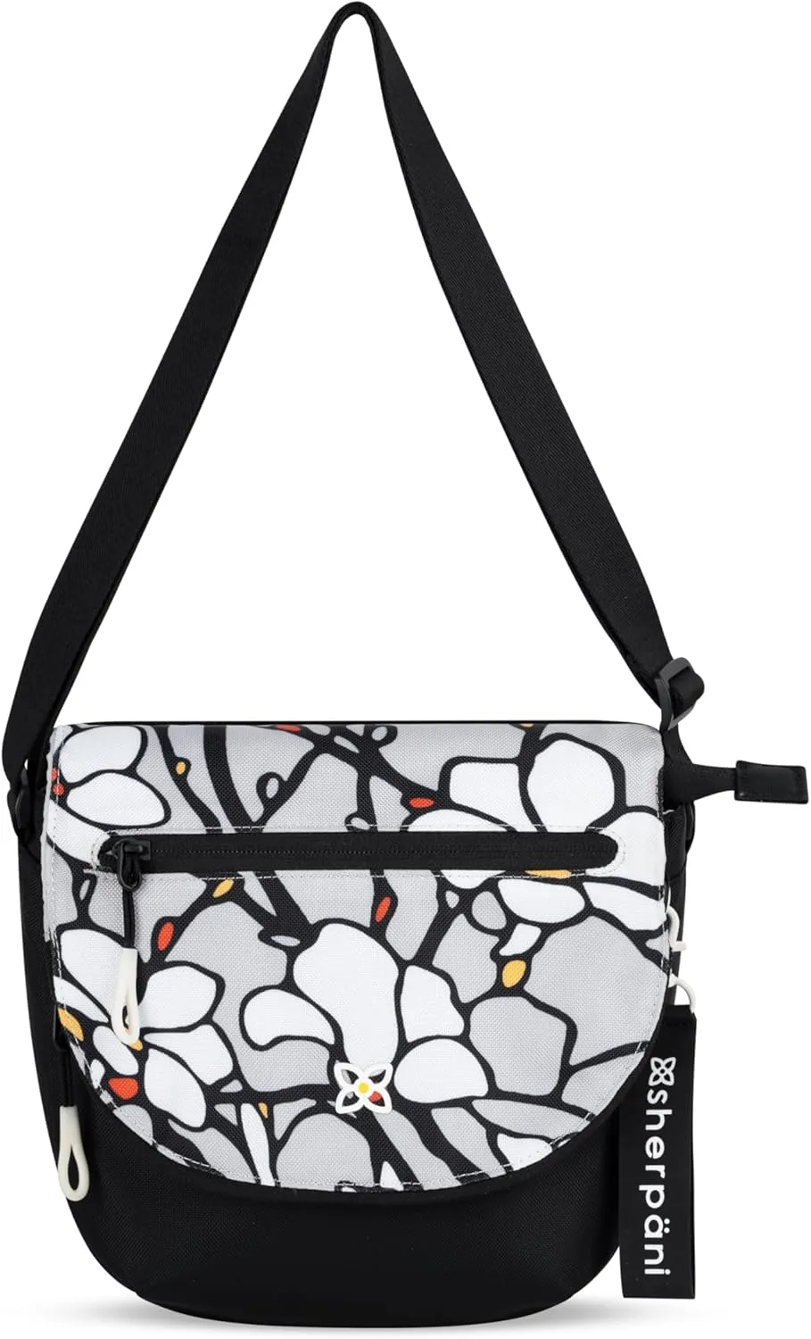 Sherpani Milli, Nylon Flap Crossbody Purse, Medium Shoulder Bag, Travel Crossbody Bags for Women, RFID Protection