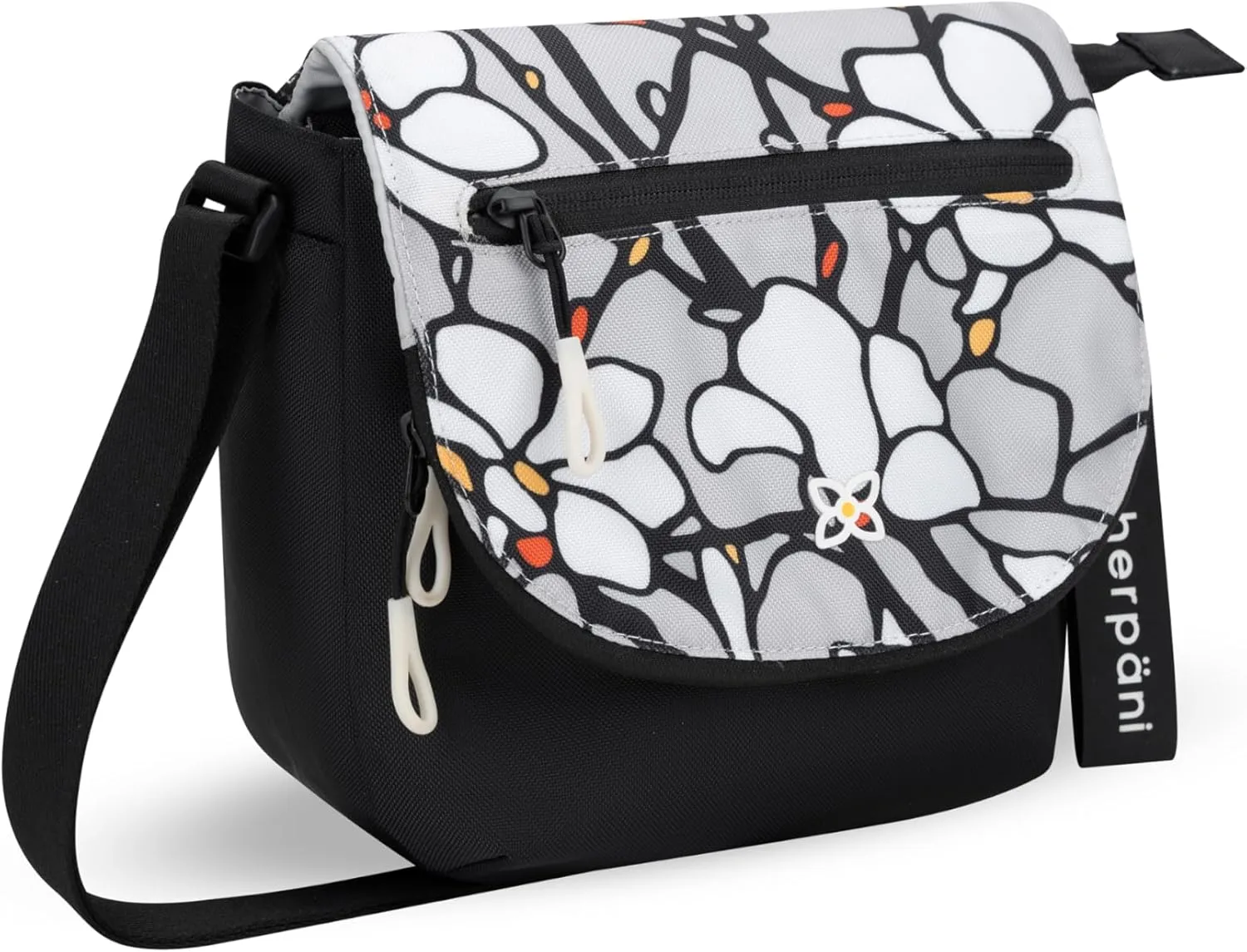 Sherpani Milli, Nylon Flap Crossbody Purse, Medium Shoulder Bag, Travel Crossbody Bags for Women, RFID Protection