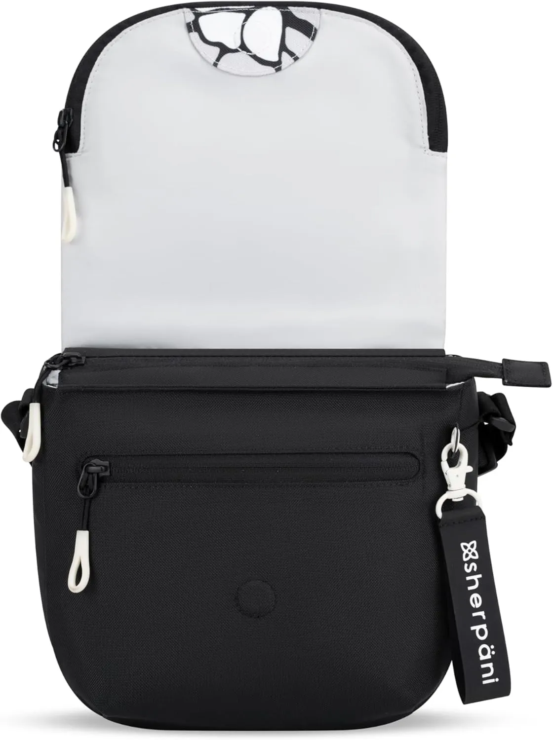 Sherpani Milli, Nylon Flap Crossbody Purse, Medium Shoulder Bag, Travel Crossbody Bags for Women, RFID Protection