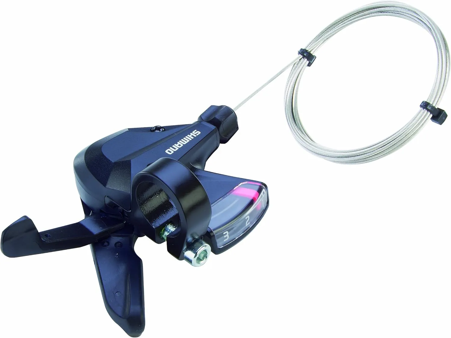 SHIMANO Unisex's 3-Speed Left Rapid-Fire Gear Lever-Multi-Colour