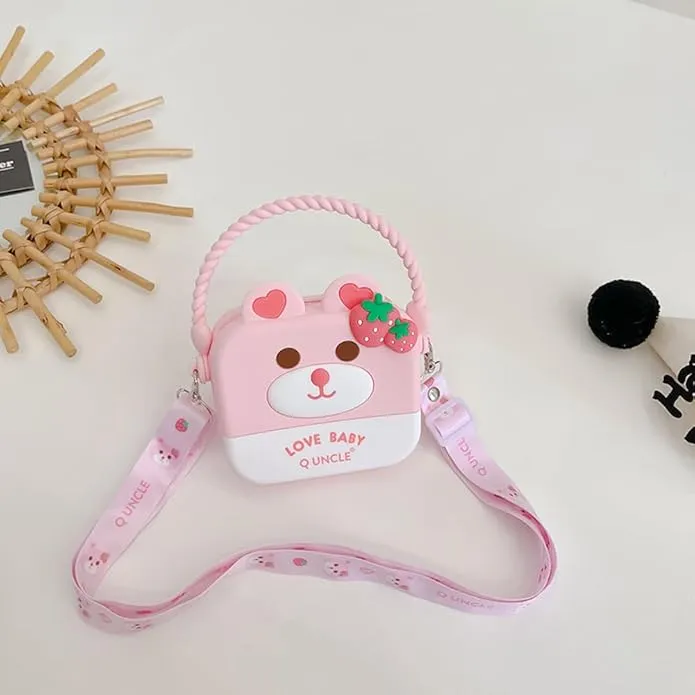 Silicone Cute Cartoon Sling Crossbody Purse Bags for Girls
