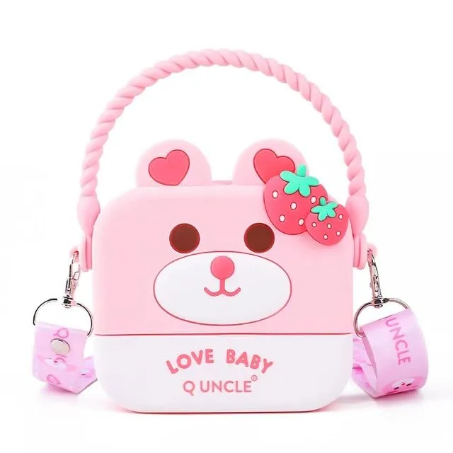 Silicone Cute Cartoon Sling Crossbody Purse Bags for Girls