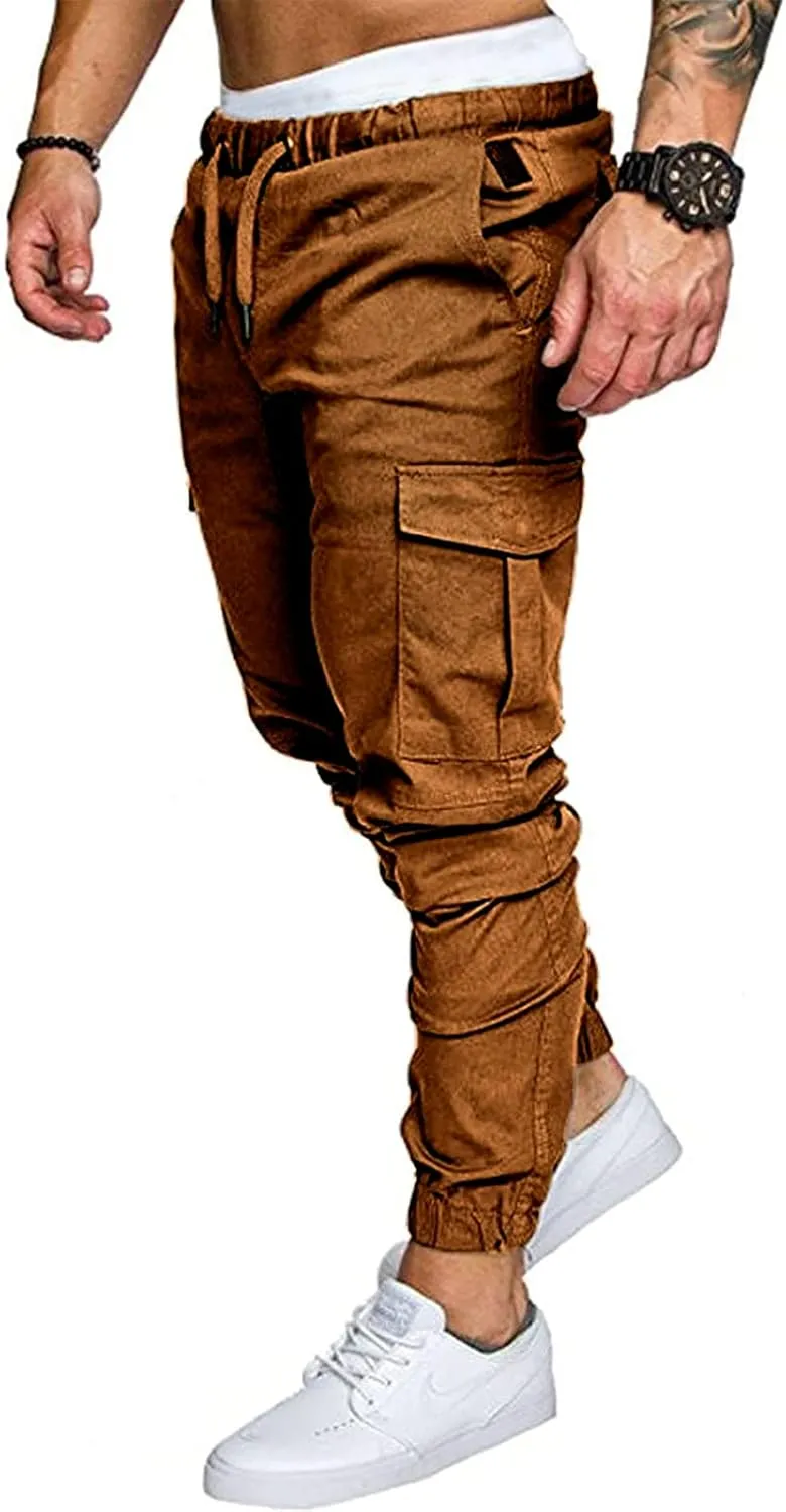 SIR7 Mens Fashion Joggers Sports Pants Athletic Workout Trousers Casual Cargo Pants