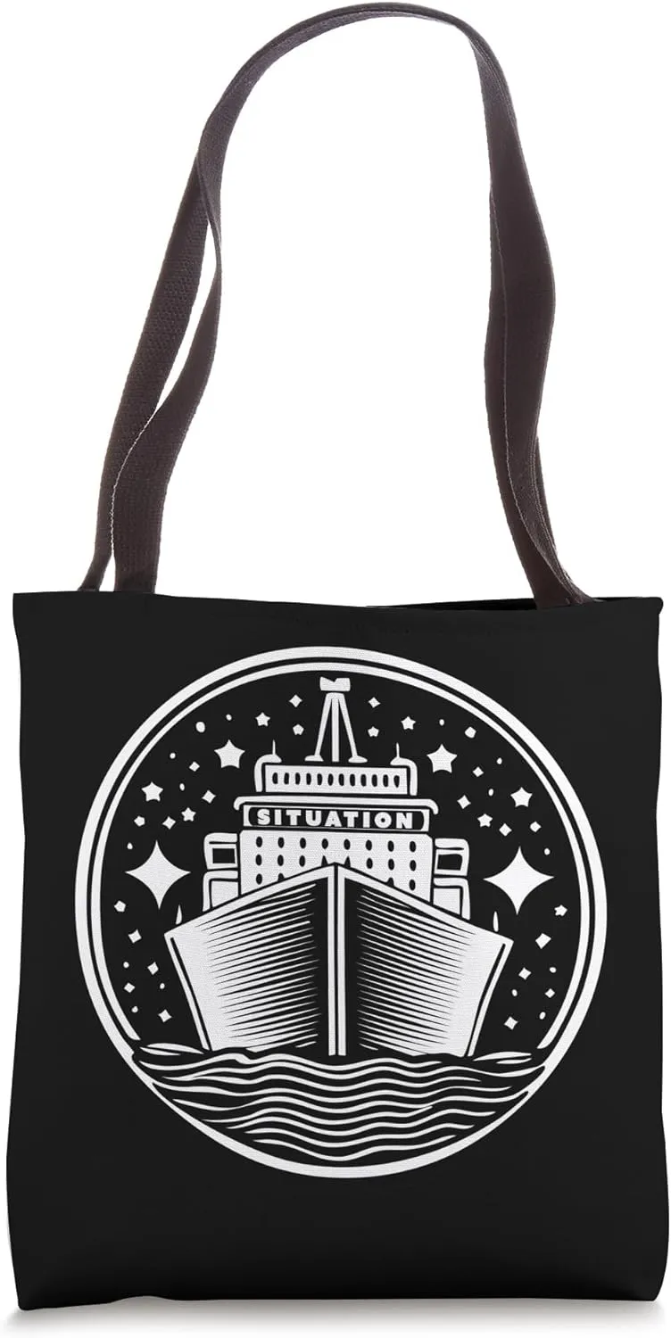 Situationship as Situation Ship Tote Bag