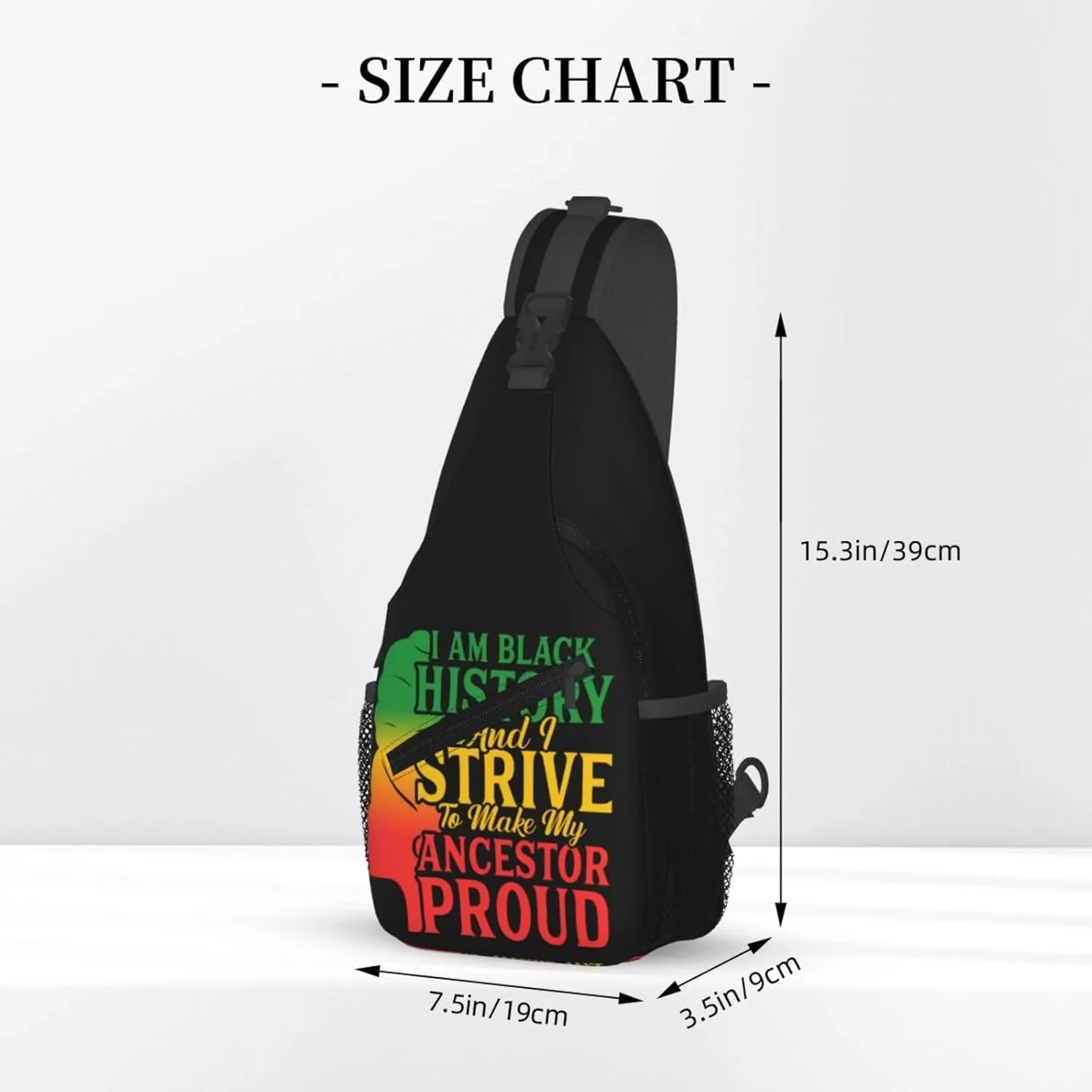 Sling Bag Adjustable Crossbody Bag Casual Chest Bags Travel Shoulder Backpack For Women Men