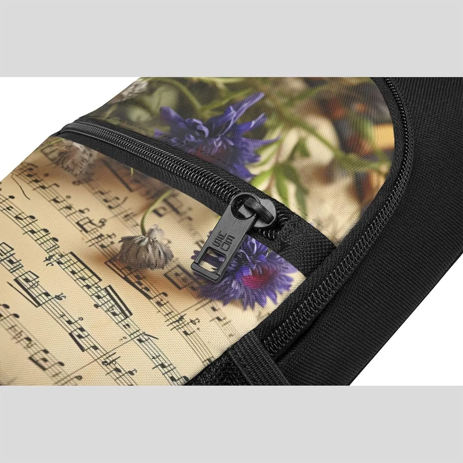 Sling Bag Backpack for Men Women Crossbody Music Sheet Chest Bag Crossbody Bag for Travel Sport Running