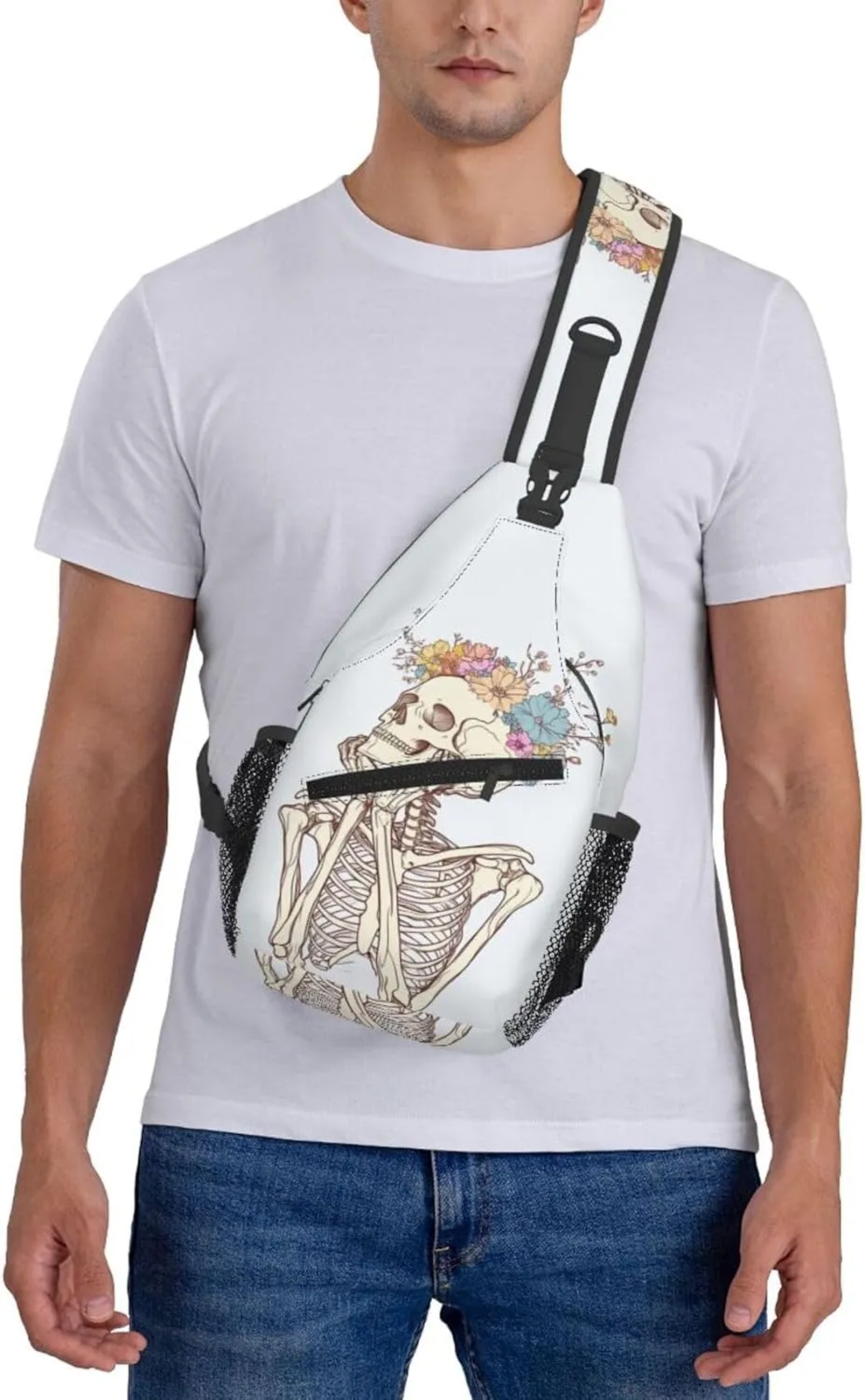 Sling Bag Baseball Vintage Sport Hiking Daypack Crossbody Shoulder Backpack Travel Chest Pack for Men Women