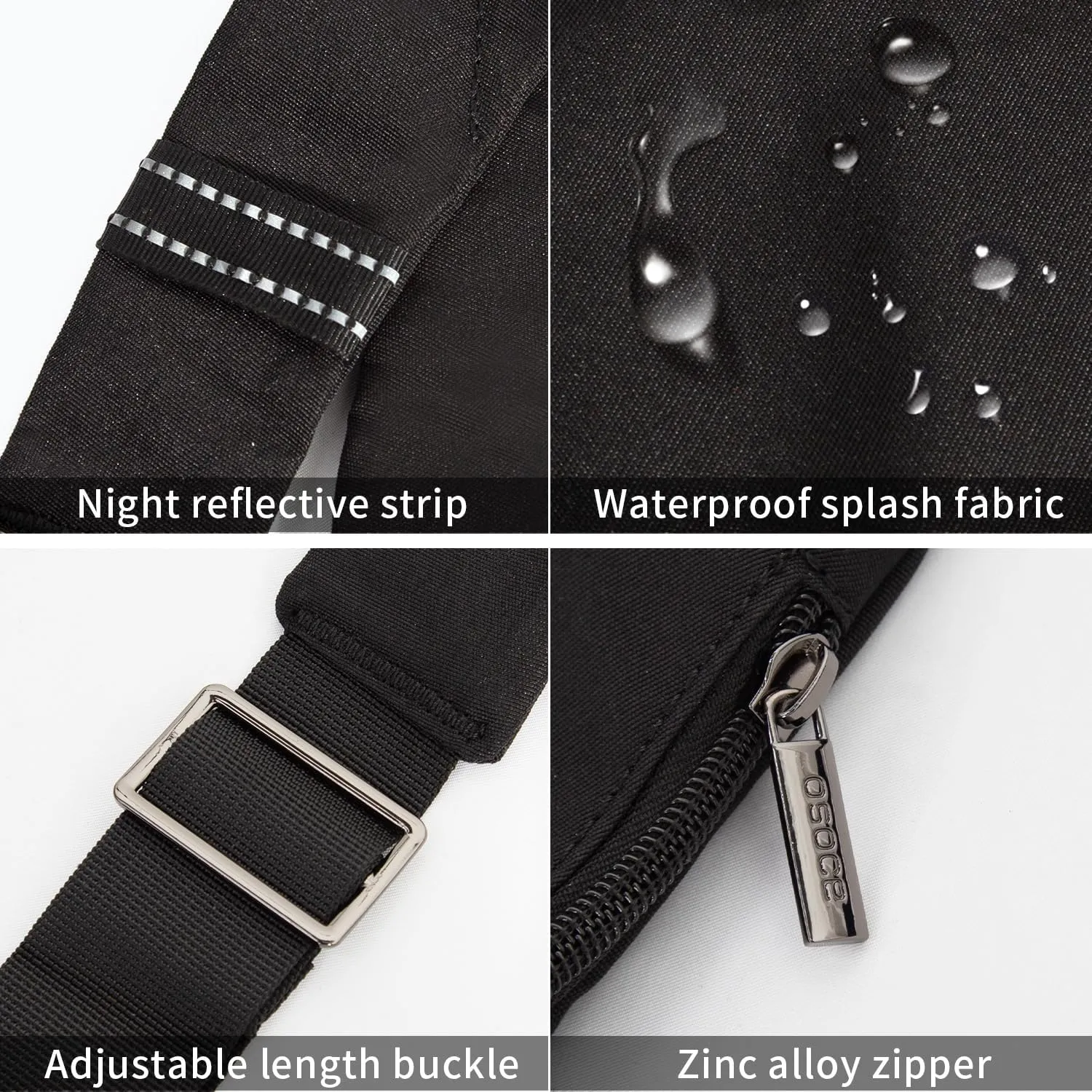 Sling Bag for Men, Crossbody Bag Shoulder Bag for Men Anti-theft Bag for Travel Casual