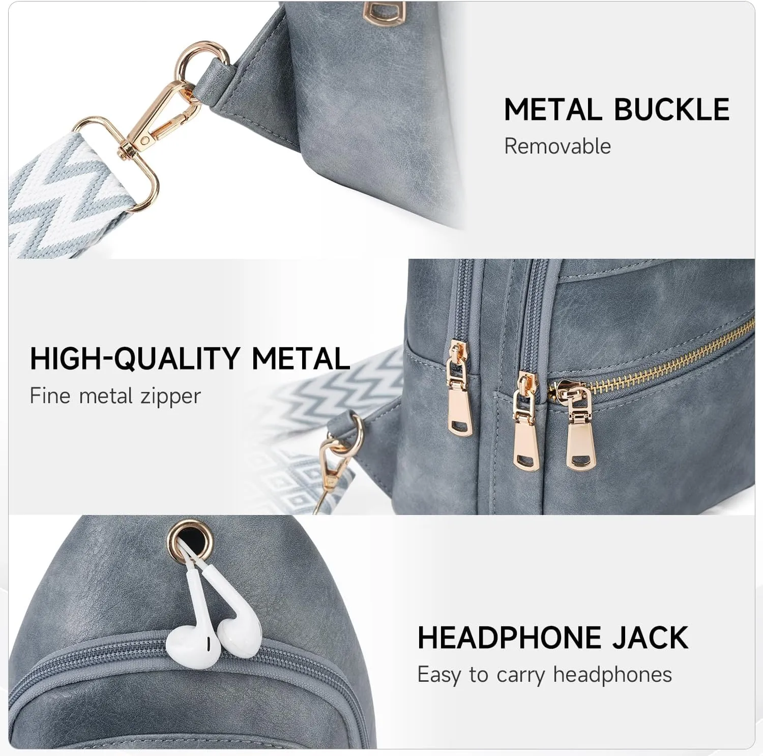 Sling Bag for Women Men Crossbody Tote Blet Bags Trendy Fanny Backpack Pack Travel Purse