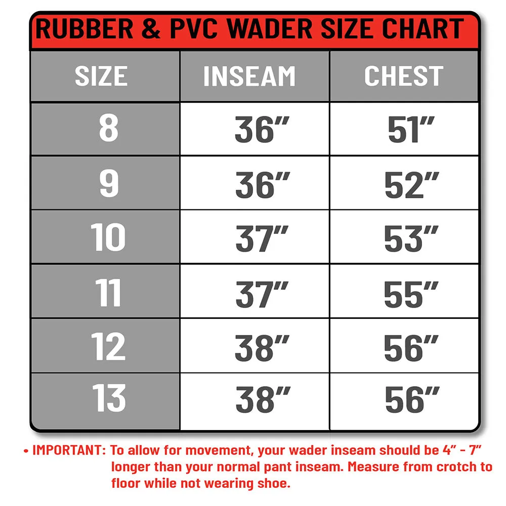 Slipstream PVC Bootfoot Chest Wader - Cleated