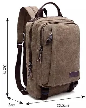 Small Canvas Convertible Backpack