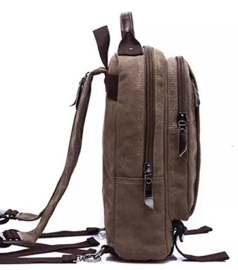 Small Canvas Convertible Backpack