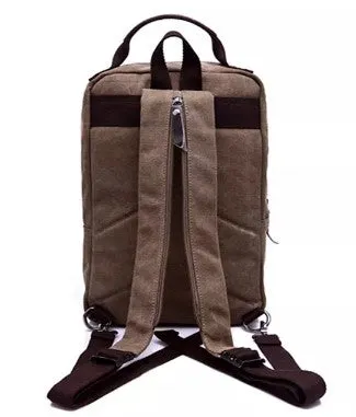 Small Canvas Convertible Backpack