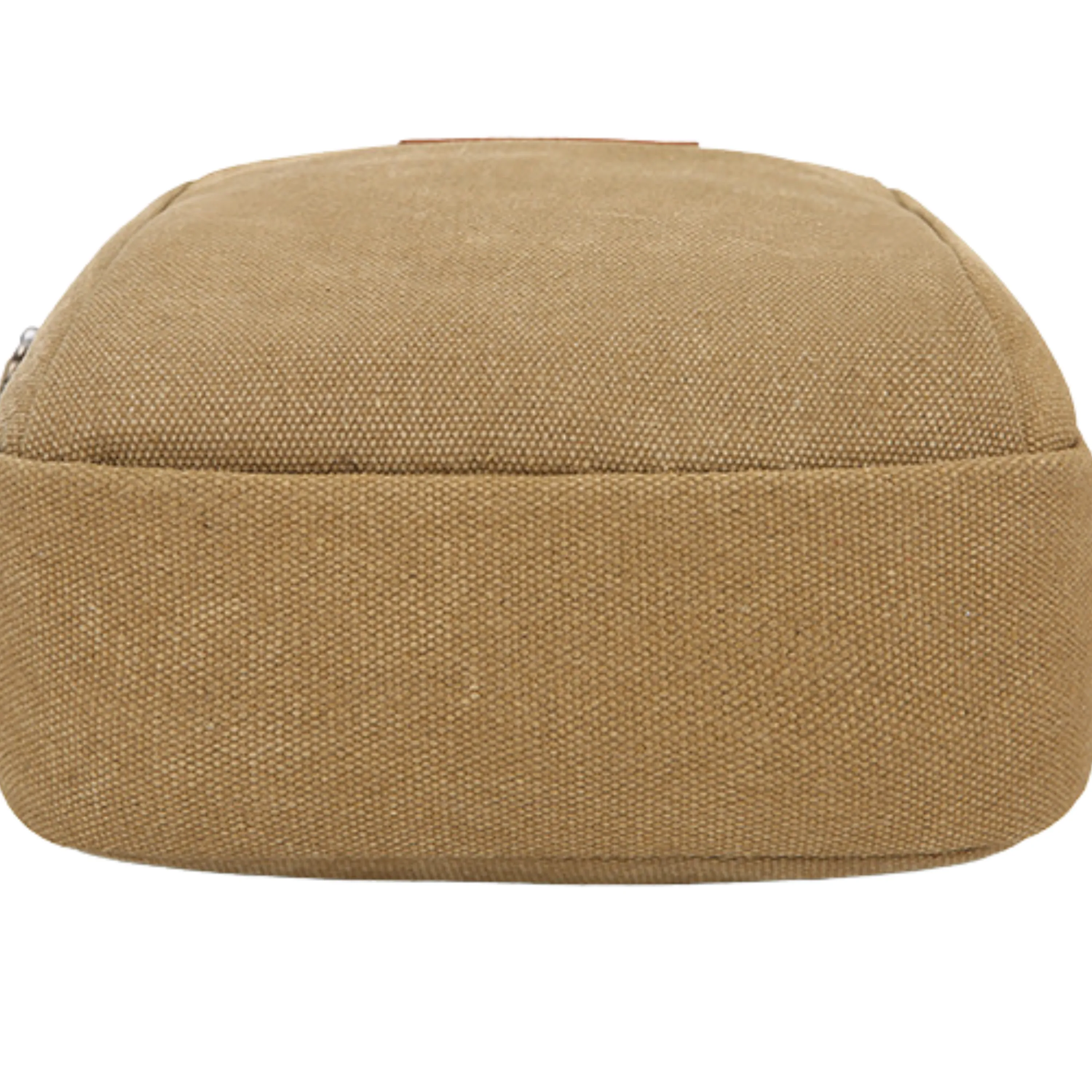 Small Canvas Crossbody Satchel – 5 Zipper Bag for Men and Women