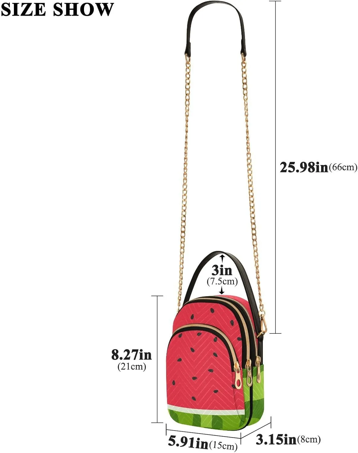 Small Cross body Bags for Women Quilted Crossbody Cell Phone Shoulder Purse Handbags Wallet Detachable Chain Bag